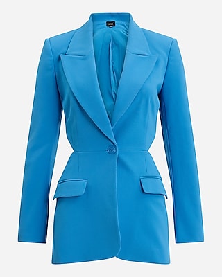 Cutout Long Slim Blazer