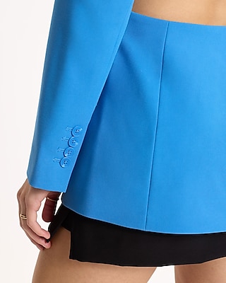 Cutout Long Slim Blazer