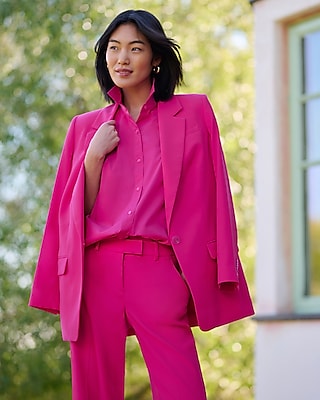 pink blazer