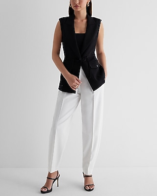 Lace Vest 7806998:pitch Black:m | Express