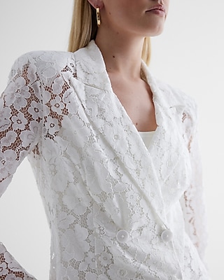 Single Breasted Lace Jacket