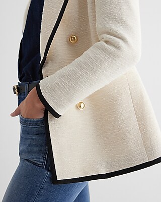 本日限定価格　herlipto Trois Gold Button Blazer Long Giselle Sweater Blazer For Women | J.Crew