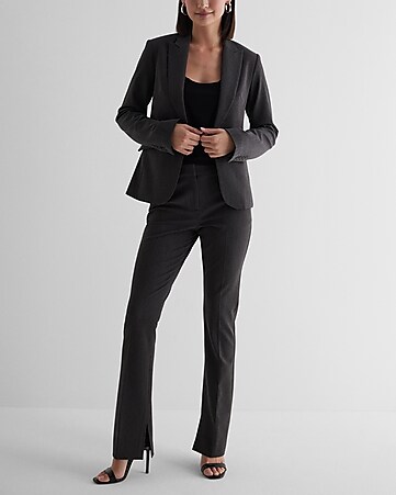 Grey Suit for Women/two Piece Suit/top/womens Suit/womens Suit Set