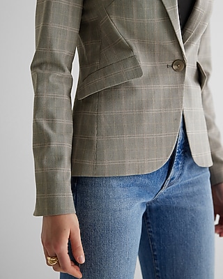 Editor Plaid 24" Blazer