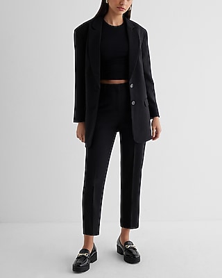 Twill Oversized Boyfriend Blazer