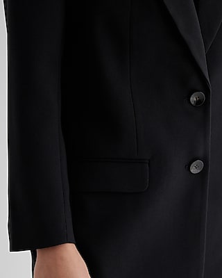 Twill Oversized Boyfriend Blazer