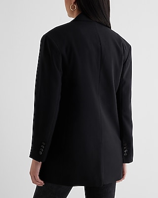 Twill Oversized Boyfriend Blazer
