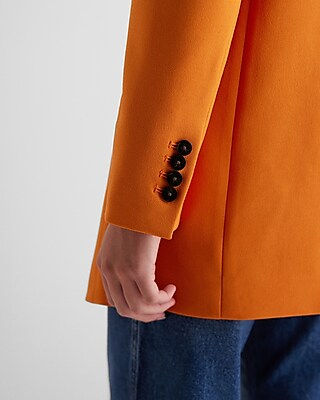 Twill Oversized Boyfriend Blazer