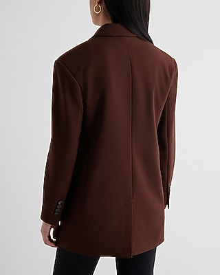 Twill Oversized Boyfriend Blazer - thumbnail 10