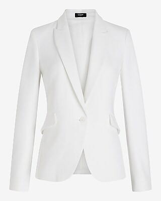 Editor Fitted One Button Blazer