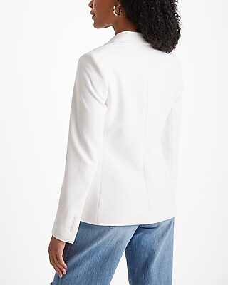 Editor Fitted One Button Blazer