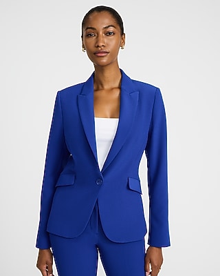blue interview dress Women's Job Attire What color shawl or shape:Asymmetry Dresses Marc Defang K6013 Short Size:Medium Ridge Knob