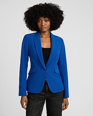 Editor Fitted One Button Blazer