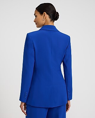 Studio Stretch Twill Long Slim Blazer