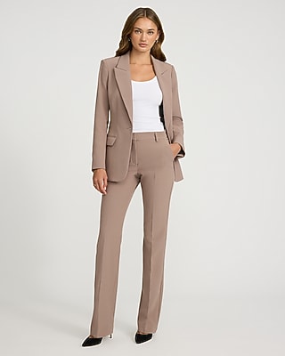 Studio Stretch Twill Long Slim Blazer