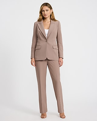 Studio Stretch Twill Long Slim Blazer