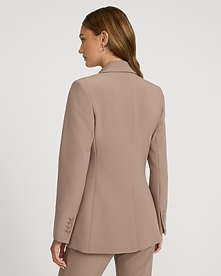 Studio Stretch Twill Long Slim Blazer