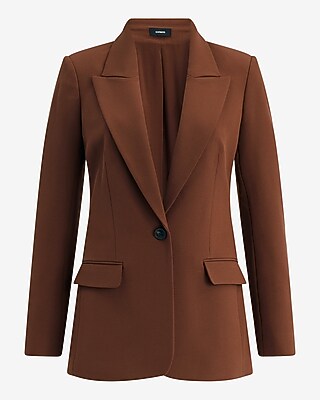 Studio Stretch Twill Long Slim Blazer - image 4