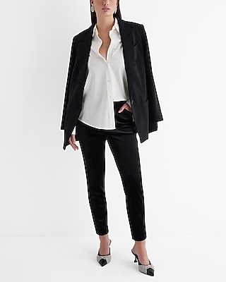 Double Breasted Corsage Blazer