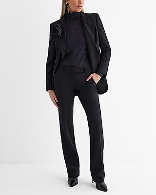 Double Breasted Corsage Blazer