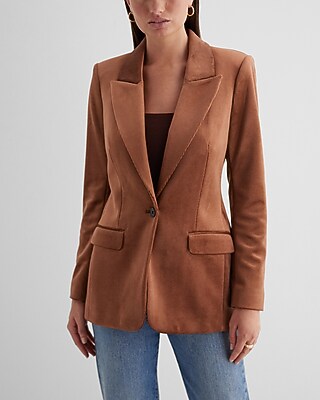 Brown Corduroy Pants Corduroy Blazer Womens Clothing Velvet