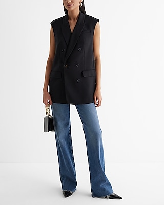 トップス mpen DB EASY BLAZER SLEEVELESS JACKET mpen DB EASY BLAZER SLEEVELESS JACKET