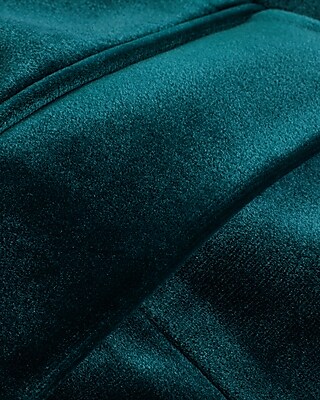 Velvet One Button Blazer
