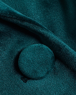 Velvet One Button Blazer