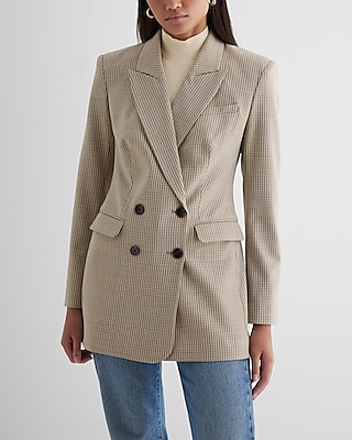 Double-breasted wool blazer