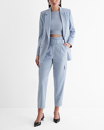 QIGUANDZ 2023 Fall Oversized Suit Sets Women Two Piece Outfits Blazer  Jacket and Wide Leg Pants Casual Dressy Solid Suits : : Clothing,  Shoes & Accessories