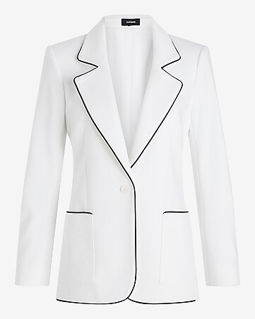 Ex Mint Velvet Women's White Summer Blazer RRP £129 – Afford The Style