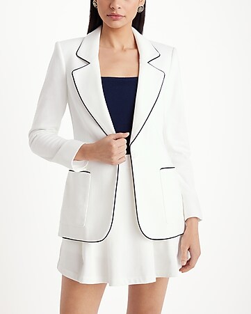 Women Office Suit Jackets Coat Slim Short Design Long Sleeve