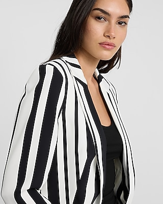 Striped Boyfriend Blazer