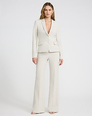 Editor Studio Stretch Twill Fitted Two Button Blazer