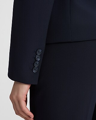 Editor Studio Stretch Twill Fitted Two Button Blazer