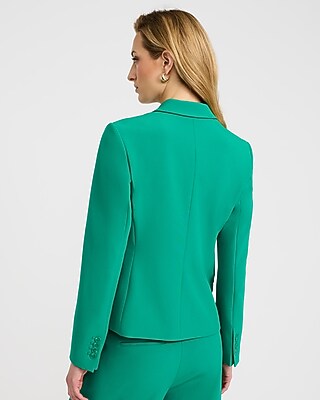 Editor Studio Stretch Twill Fitted Two Button Blazer