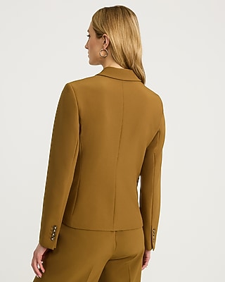 Editor Studio Stretch Twill Fitted Two Button Blazer