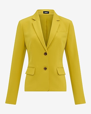 Editor Studio Stretch Twill Fitted Two Button Blazer