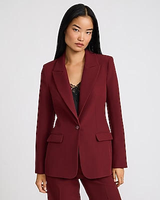 Long Slim Blazer in Signature Stretch