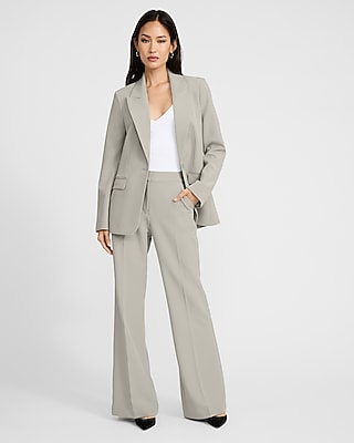 Signature Stretch Long Slim Blazer | Express