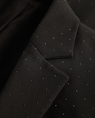 Embellished Two Button Relaxed Blazer