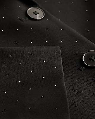 Embellished Two Button Relaxed Blazer