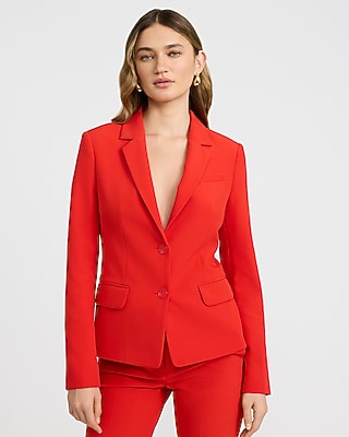 red dress jackets for ladies True Red Blazer Jackets for Women Business Casual Outfits Work Office   Lookbook Store