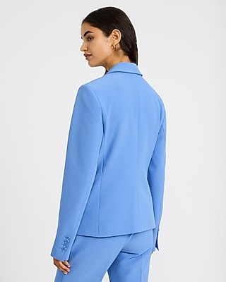 Editor Signature Stretch Fitted Two Button Blazer