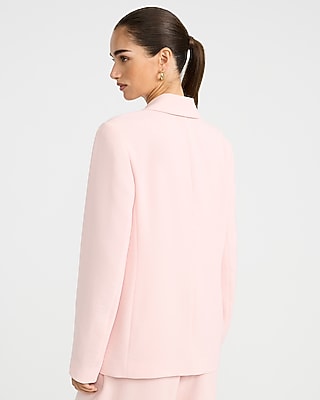 Signature Crepe Open Front Blazer