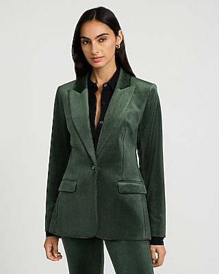 Corduroy Long Slim Blazer
