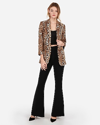 next leopard print blazer