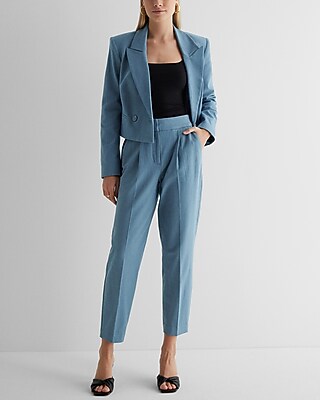 BARCELONA CROP BLAZER 7806986:CHINA BLUE:M