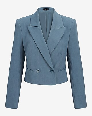BARCELONA CROP BLAZER 7806986:CHINA BLUE:M
