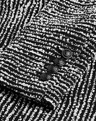 Scoop Neck Tweed Jacket | Express